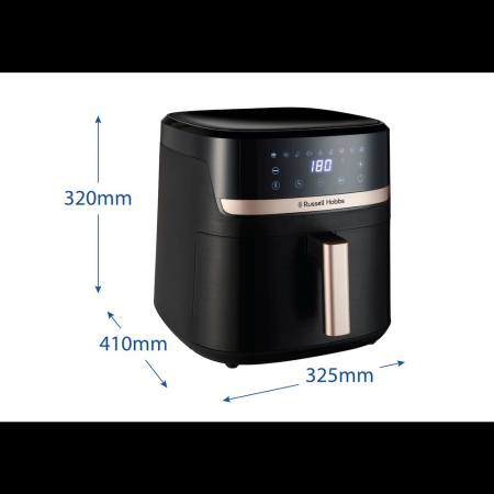 Friteuza cu aer cald Russell Hobbs Satisfry, 8.3L, tehnologie aer cald 360°, afisaj digital, functie oprire automata [5]