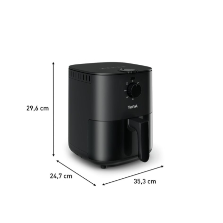 Friteuza cu aer cald Tefal Easy Fry Essential EY130815 - Air fryer cu temperatura ajustabila pana la 200°C, capacitate 3.5 L, negru [5]