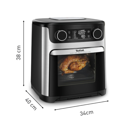 Friteuza cu aer cald Tefal Easy Fry FW556DE0 1800W, 15L - Air fryer cu 9 programe automate, tehnologie Extra-Crisp, temperatura ajustabila, ecran L [10]