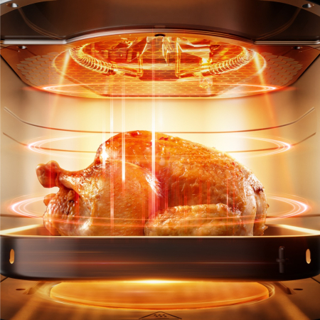 Friteuza cu aer cald Tefal Easy Fry Infrared EY832HE0, 2020W, 7L, - Air fryer cu 8 programe automate, tehnologie avansata Infra-Heat™, temperatura a [1]