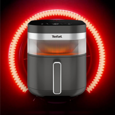 Friteuza cu aer cald Tefal Easy Fry Infrared EY832HE0, 2020W, 7L, - Air fryer cu 8 programe automate, tehnologie avansata Infra-Heat™, temperatura a [2]