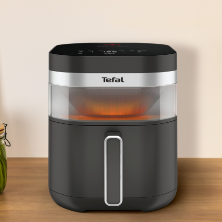 Friteuza cu aer cald Tefal Easy Fry Infrared EY832HE0, 2020W, 7L, - Air fryer cu 8 programe automate, tehnologie avansata Infra-Heat™, temperatura a [7]