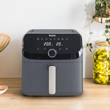 Friteuza cu aer cald Tefal Easy Fry Mega EY855BE0, 2020W, 7.5 L - Air fryer cu 8 programe automate, vas detasabil, display LCD, temperatura 80°C - [7]