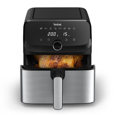 Friteuza cu aer cald Tefal Easy Fry Mega EY855D10, 2020W, capacitate 7.5L, pana la 8 persoane - Air fryer cu 8 programe, invelis antiaderent, opr [11]