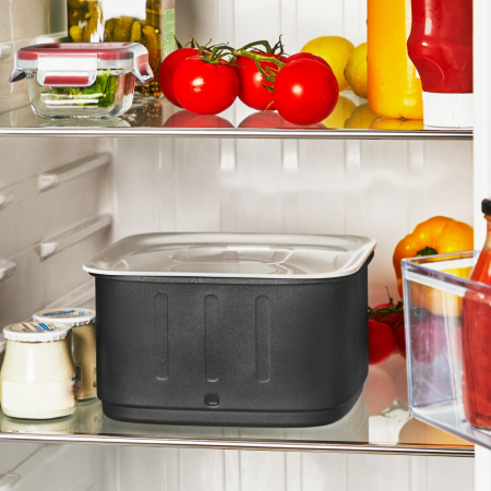 Friteuza cu aer cald Tefal Easy Fry Silence EY551HE0, 1670W, 5L - Air fryer cu 10 programe automate, ecran LCD, silentioasa, cu maner fix, cronome [8]