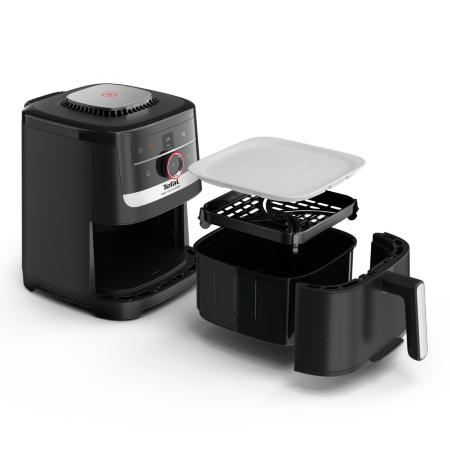 Friteuza cu aer cald Tefal Easy Fry Silence EY5728E1, 1670W, 5L, 11 programe, gatire silentioasa, functie Smart Assist, display LCD, temperatura [12]