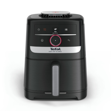 Friteuza cu aer cald Tefal Easy Fry Silence EY5728E1, 1670W, 5L, 11 programe, gatire silentioasa, functie Smart Assist, display LCD, temperatura [10]