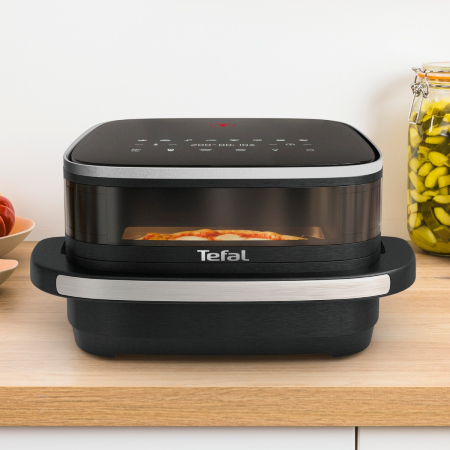 Friteuza cu aer cald Tefal Easy Fry XL Surface FW4018E0, 2200 W, 4 L - Air fryer cu 8 programe automate, tehnologie Extra-Crisp, temperatura ajustabil [5]