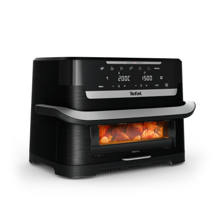 Friteuza cu aer cald Tefal Ever Fry Dual Flex EY9288E0, 2700 W, 9 L, - Air fryer cu 7 programe automate, tehnologie avansata Infra-Heat™, 11 functii [10]