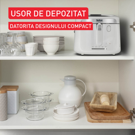 Friteuza Tefal Filtra Vision FF2541E0, 1900W, capacitate ulei 2.1L, capacitate alimente 1.2 KG, invelis antiaderent, filtru metalic, fereastra pen [7]