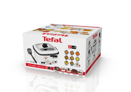 Friteuza Versalio Deluxe 9 in 1 FR495070, 1600 W, 9 programe, cronometru detasabil, fereastra de vizualizare, 1 KG / 2 L, alb [12]