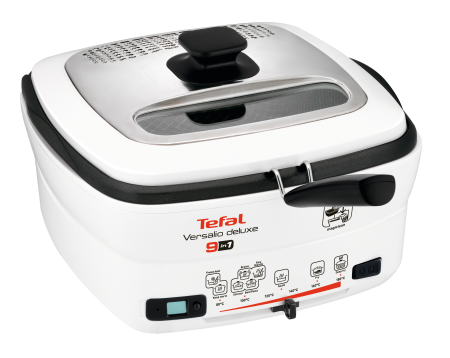 Friteuza Versalio Deluxe 9 in 1 FR495070, 1600 W, 9 programe, cronometru detasabil, fereastra de vizualizare, 1 KG / 2 L, alb [2]