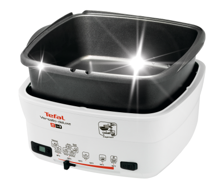 Friteuza Versalio Deluxe 9 in 1 FR495070, 1600 W, 9 programe, cronometru detasabil, fereastra de vizualizare, 1 KG / 2 L, alb [4]
