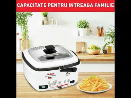 Friteuza Versalio Deluxe 9 in 1 FR495070, 1600 W, 9 programe, cronometru detasabil, fereastra de vizualizare, 1 KG / 2 L, alb [1]