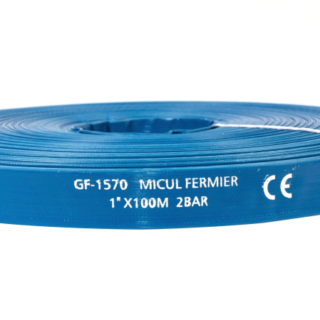 Furtun Apa Refulare Flat PVC 1'' 100M Micul Fermier GF-1570 [6]