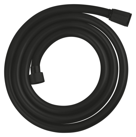 Pare, furtunuri si accesorii - Furtun de dus Grohe 287422432, 1.75 m, 5 bar, 1/2 tip conexiune para dus, 1/2 tip conexiune baterie, Negru