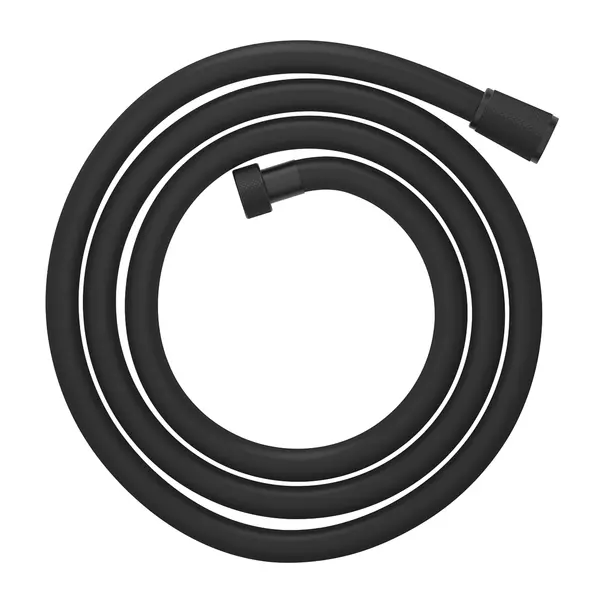 Baterii cada si dus - Furtun de dus Grohe SilverFlex 175 cm negru mat Phantom Black