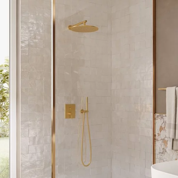 Furtun de dus Villeroy&Boch Universal auriu periat 160 cm [2]