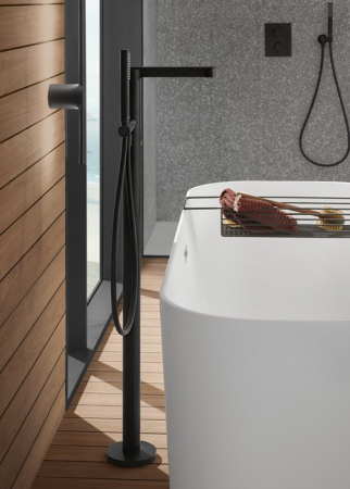 Furtun de dus Villeroy&Boch Universal negru mat 120 cm [5]