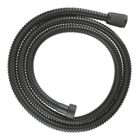 Pare, furtunuri si accesorii - Furtun dus Grohe 27502KS1, MetalFlex, 1/2'' x 1/2'', 1.5 m, anti-rasucire, metalic, mat, negru