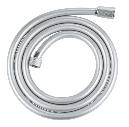 Sisteme de dus - Furtun dus Grohe 27506001, 1.75 m, 5 bar, 1/2 tip conexiune para dus, 1/2 tip conexiune baterie, Crom