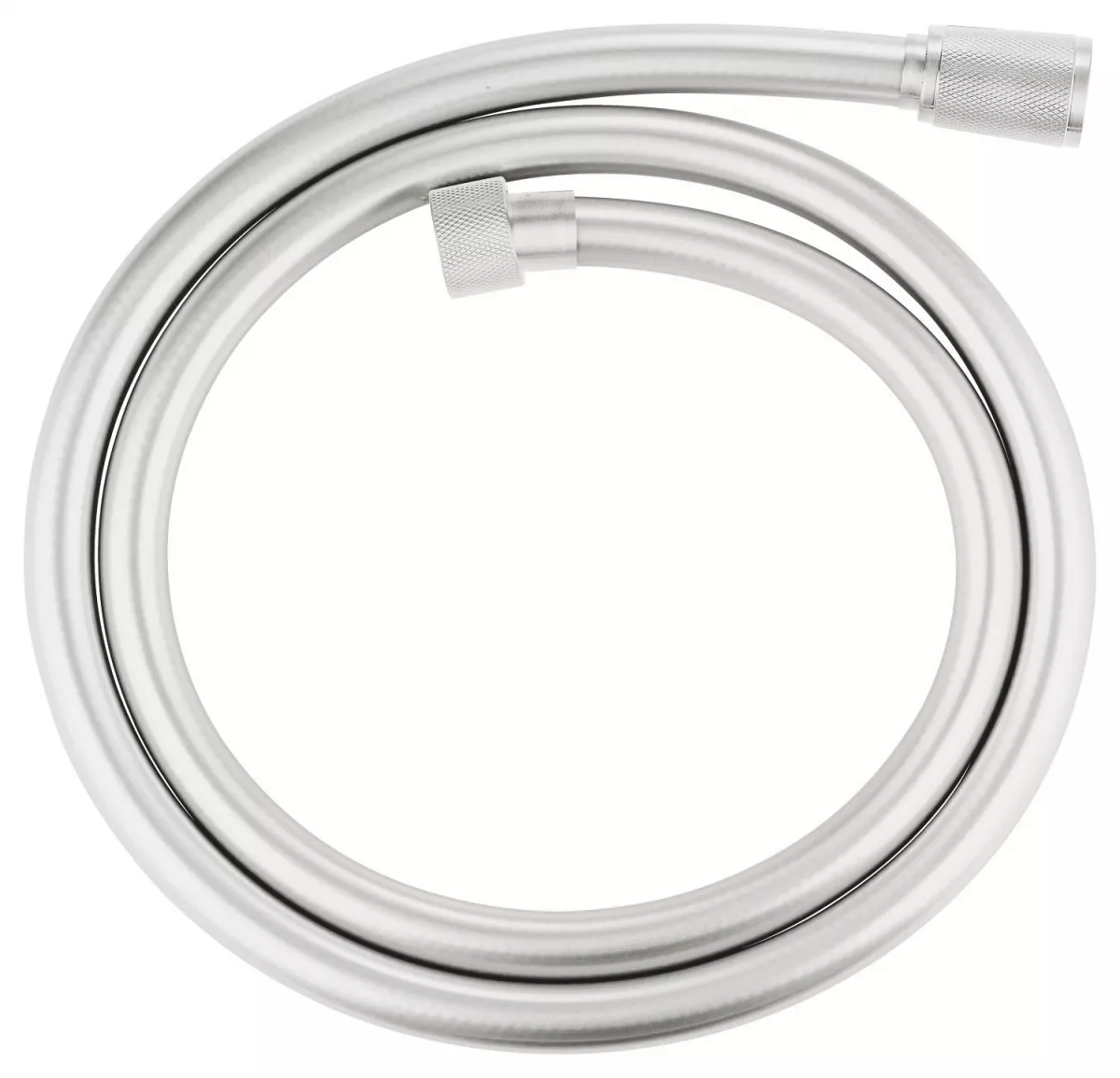 Furtun dus Grohe SilverFlex, 1/2'' x 1/2'', 1.25 m, mat, otel satinat, 28362DC1 [0]