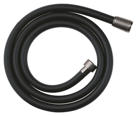 Pare, furtunuri si accesorii - Furtun Grohe 107061A000, SilverFlex, universal, 1.5 m, anti-rasucire, grafit