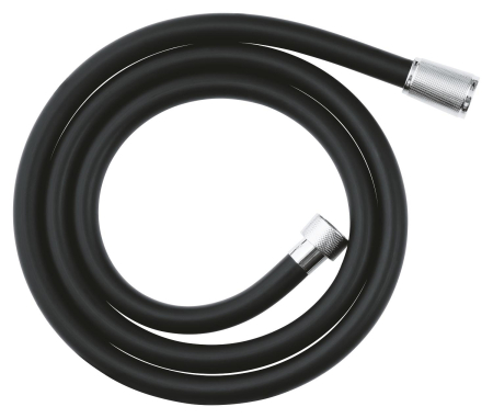 Pare, furtunuri si accesorii - Furtun Grohe 107061KI00, SilverFlex, universal, 1.5 m, anti-rasucire, negru