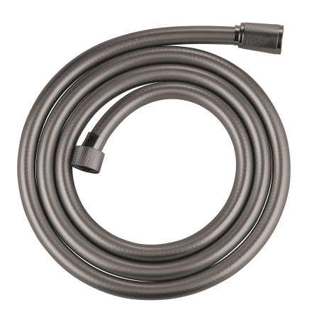 Pare, furtunuri si accesorii - Furtun Grohe 28388A00, Silverflex, universal, 1.75 m, 5 bari, anti-indoire, lucios, grafit