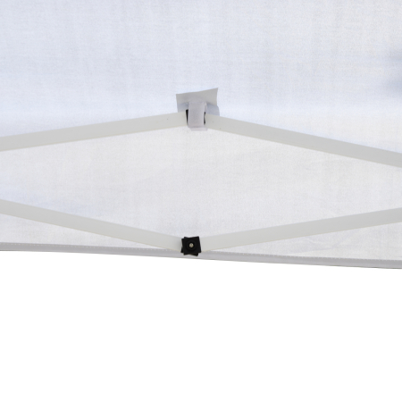Gazebo Pliabil pentru Gradina  - Alb, 2.95x2.95m, cu Accesorii Incluse [7]
