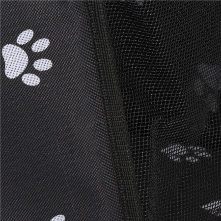 Geanta auto de transport animale de companie, caini si pisci, negru, 40x43x30cm [6]