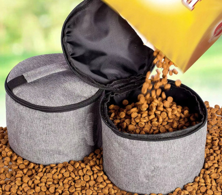 Geanta de drumetie pentru animale de companie, cu spatii de depozitare si accesorii [2]