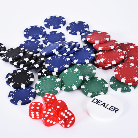  Geanta pentru Jocuri, Poker,  200 jetoane, din aluminiu, Argintiu [7]