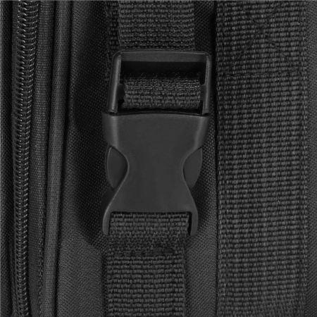 Geanta pentru transport animale mici-medii, pentru caine si pisica, cu saltea, 27x44x25 cm, negru [11]