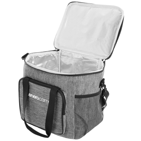 Geanta termoizolanta 18L, cu buzunare exterioare si curea reglabila, 29x23x27 cm, gri [1]
