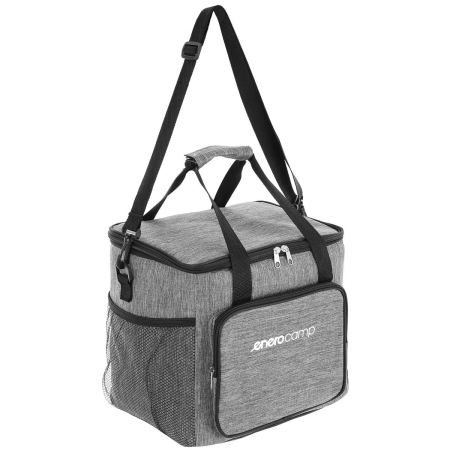 Geanta termoizolanta 18L, cu buzunare exterioare si curea reglabila, 29x23x27 cm, gri [2]