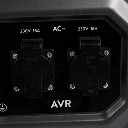 Generator Detoolz 2.5kW 2 prize 230V benzina, 4T, pornire manuala 15L fara roti G01 [2]