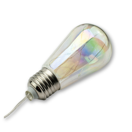 Ghirlanda luminoasa, LED, model Felisi, 10 becuri, 380cm, incarcare solara, lumina alb multicolor [10]