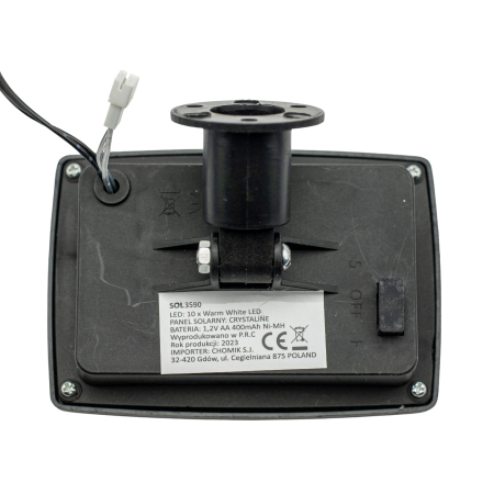 Ghirlanda luminoasa, LED, model Luca, 10 becuri, 380cm, incarcare solara, lumina alb rece [11]