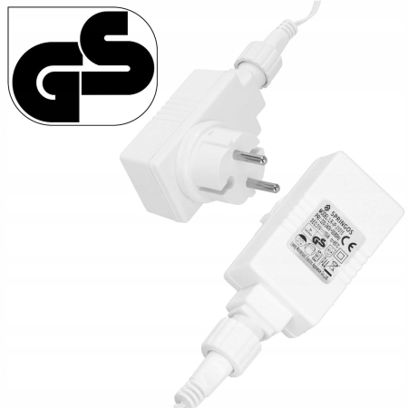 Ghirlanda luminoasa tip perdea cu flash 500 LED-uri, 20m, pentru interior/exterior, iluminare galbena [10]