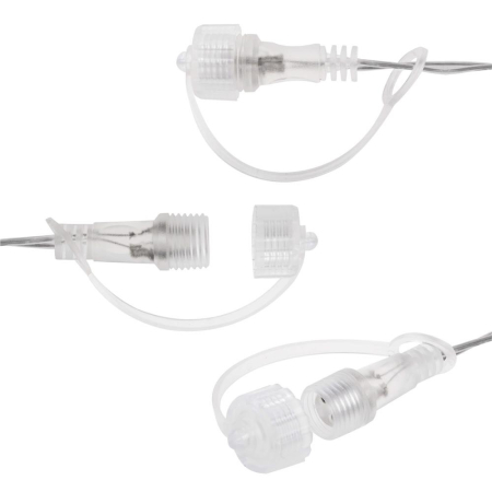 Ghirlanda luminoasa tip perdea cu stelute 138 LED-uri, 2m, pentru interior/exterior, iluminare multicolor [9]