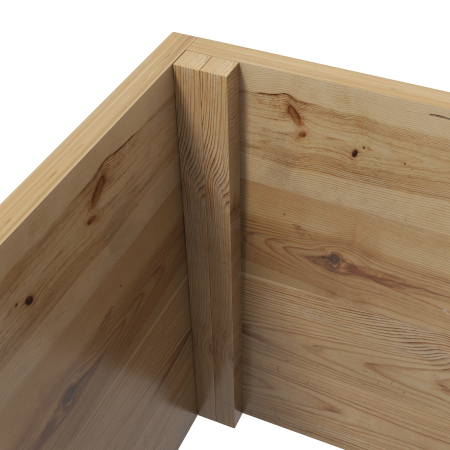  Ghiveci din Lemn cu Spalier, Ton Natural [8]