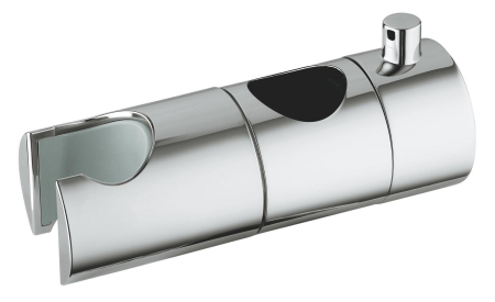 Accesorii baie - Glisor para de dus Grohe 12140000, 87 mm, 22 mm, universal, suport dus reglabil, pe perete, abs, metal, Crom