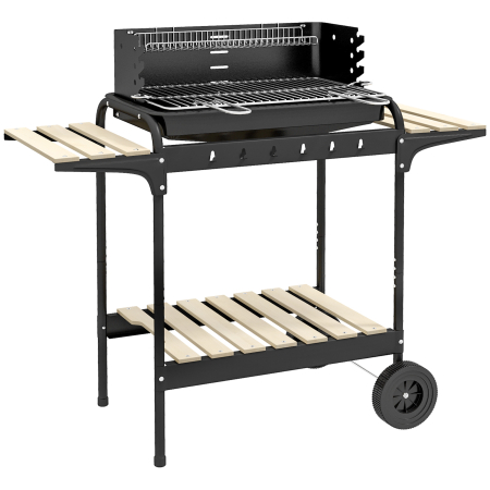 Gradina & balcon -  Gratar Barbecue cu Carbune cu Inaltime Reglabila