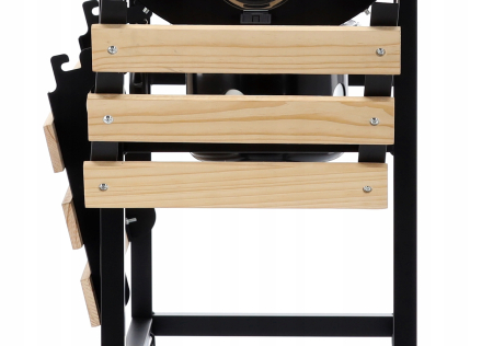 Gratar dreptunghiular pe carbuni, cu 2 suporti laterali si termometru capac, 101x70x94cm [3]