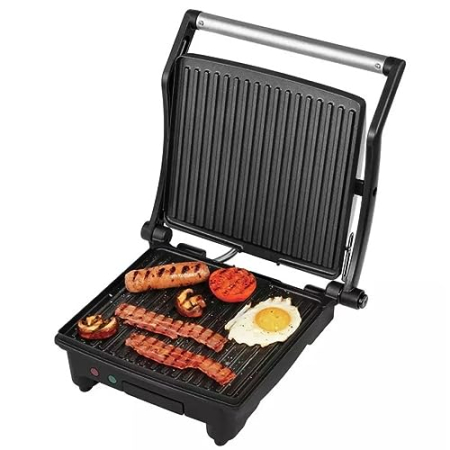 Gratare electrice - Gratar electric George Foreman Flexe Grill, placi detasabile, suprafata antiaderenta, colectare grasime, negru