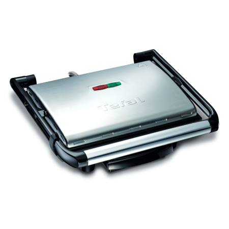 Gratar electric multifunctional Tefal Inicio Grill GC241D38, 2000W, functie panini, depozitare verticala, placi cu invelis antiaderent, inox [0]
