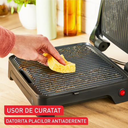 Gratar electric multifunctional Tefal Inicio Panini Maker & Grill GC271810, 2180W, pana la 6 persoane, suprafata antiaderenta de gatit 29x26 c [6]