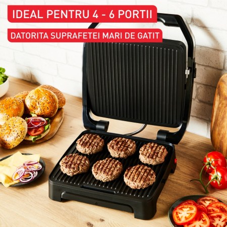 Gratar electric multifunctional Tefal Inicio Panini Maker & Grill GC271810, 2180W, pana la 6 persoane, suprafata antiaderenta de gatit 29x26 c [3]