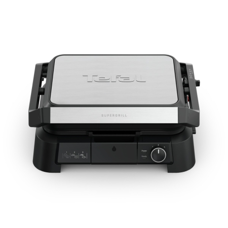 Gratar electric multifunctional Tefal SuperGrill 4-in-1 GC517DE0, 2000 W, placi detasabile, 3 trepte temperatura, functie cuptor, barbeque si waffle,  [7]